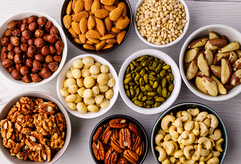 مصرف آجیل ها برای افزایش وزن-nuts-protein