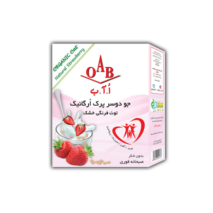 جو دوسر پرک ارگانیک و توت فرنگی OAB (اُ آ ب) - ۲۰۰ گرمی