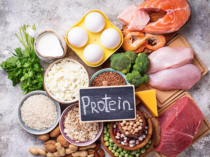 کاهش سریع وزن با پروتئین و سبزیجات